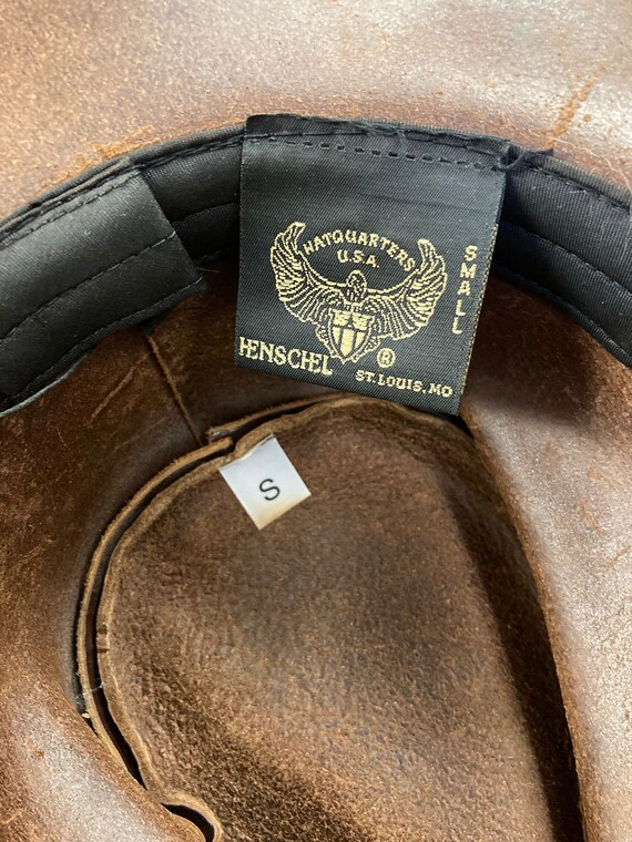 Henschel Hat, Brown Leather, Concho Band, Size Small - Etsy Henschel Hat, Brown Leather, Concho Band, Size Small - Etsy