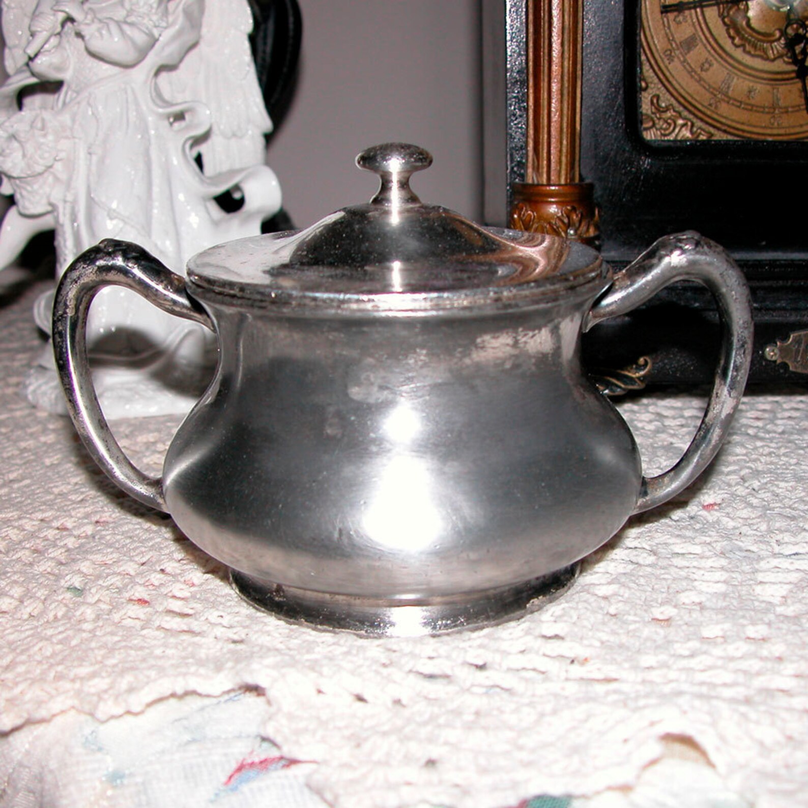 Reed and Barton Antique Silverplate Sugar Bowl with Lid The Etsy