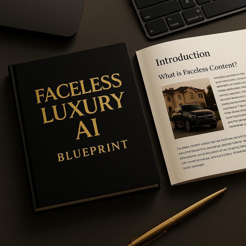 Faceless Luxury AI Blueprint: TikTok Growth Guide (PDF) image 2
