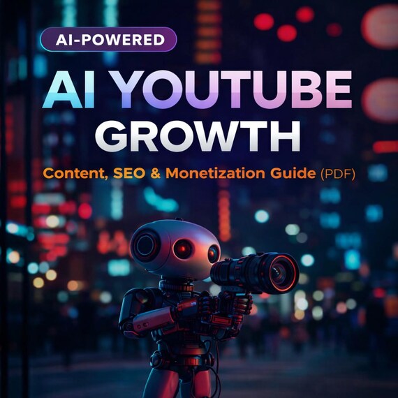AI Tools for YouTube Growth – Content, SEO & Monetization Guide