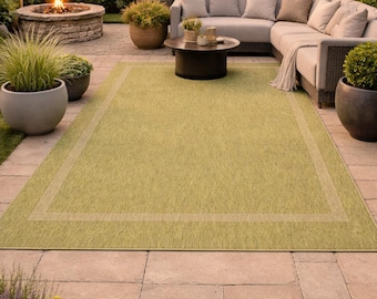 Alfombra de exterior para balcón o terraza: repelente al agua, resistente a la intemperie, antideslizante, alfombra de jardín moderna en color gris, varios colores y tamaños.