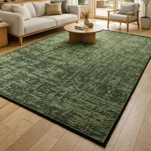 Kurzflor Teppich Wohnzimmer – Abstraktes Modernes Design | Waschbar | Rutschfest | 7mm Flor | Schlafzimmer & Kinderzimmer geeignet