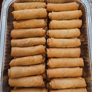 Rollitos de primavera crujientes caseros / Lumpia