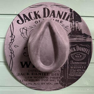 whiskey - laserfil för hatt med bred brätte