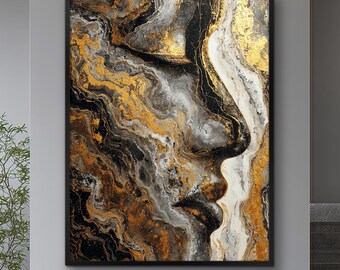 Leaveforme Abstract Canvas Wall Art - Modern Home Decor - Set India | Ubuy