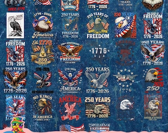 30+ Patriotic Bald Eagle PNG, America Flag Clipart, 4th of July PNG, Independence Day Sublimation, USA 250th Anniversary, Commercial