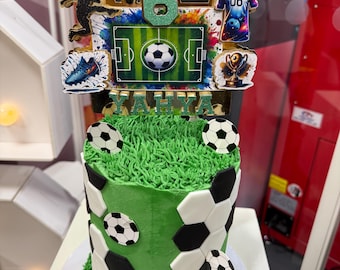 Football Theme Cake Topper