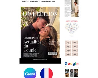 Magazine couple personnalisé
