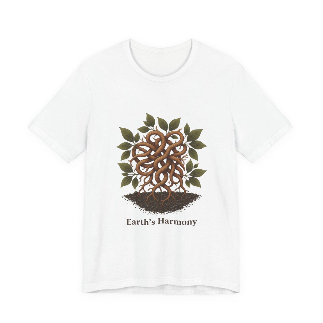 Earth's Harmony Botanical Camo Tee | Leaf Camouflage, Earthy Textures ...