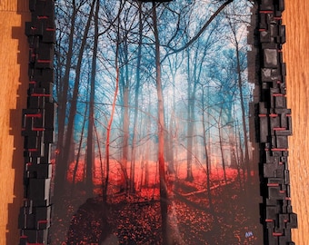 GeoFrame - 8x10" Cyberpunk Style Futuristic Picture Frame