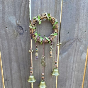 Handcrafted Witch Bells for Protection | Don't bring that shxt over here bells image 5