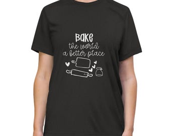 Bake the World a Better Place T-Shirt | Baking Icons, Hearts