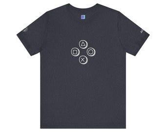PlayStation Controller Buttons Tee | Gaming Symbols Shirt