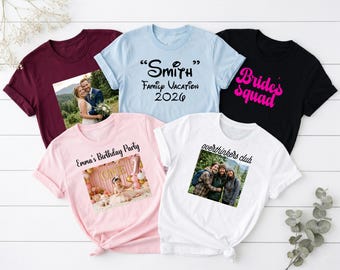 Custom Shirt, Personalized T-Shirt, Custom Logo Shirt, Business Merch T-Shirt, Company Logo Tee, Design Your Own Shirt, Custom Text Tee