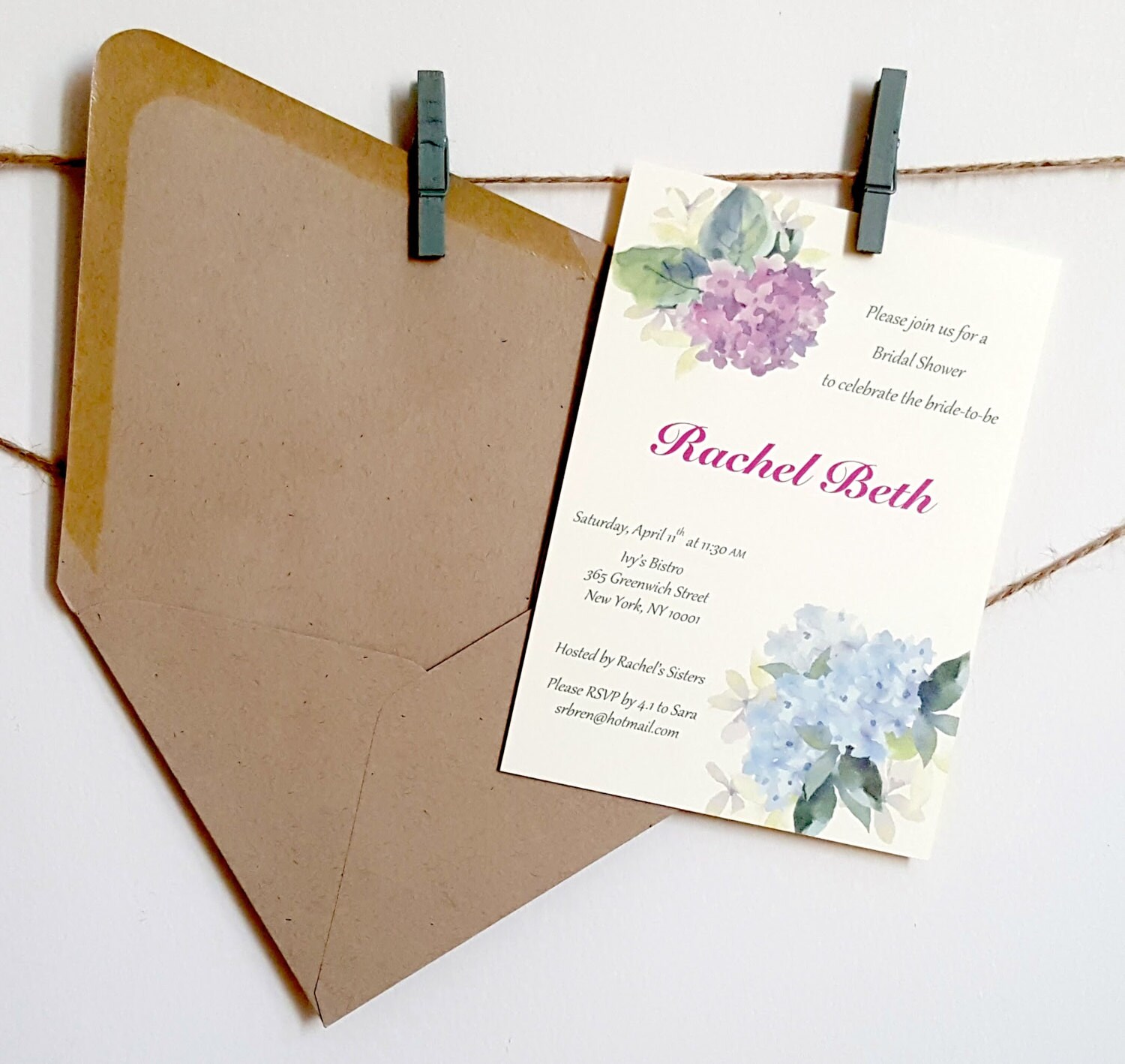 DIY Invitation Template - Download Instantly - EDITABLE TEXT ...