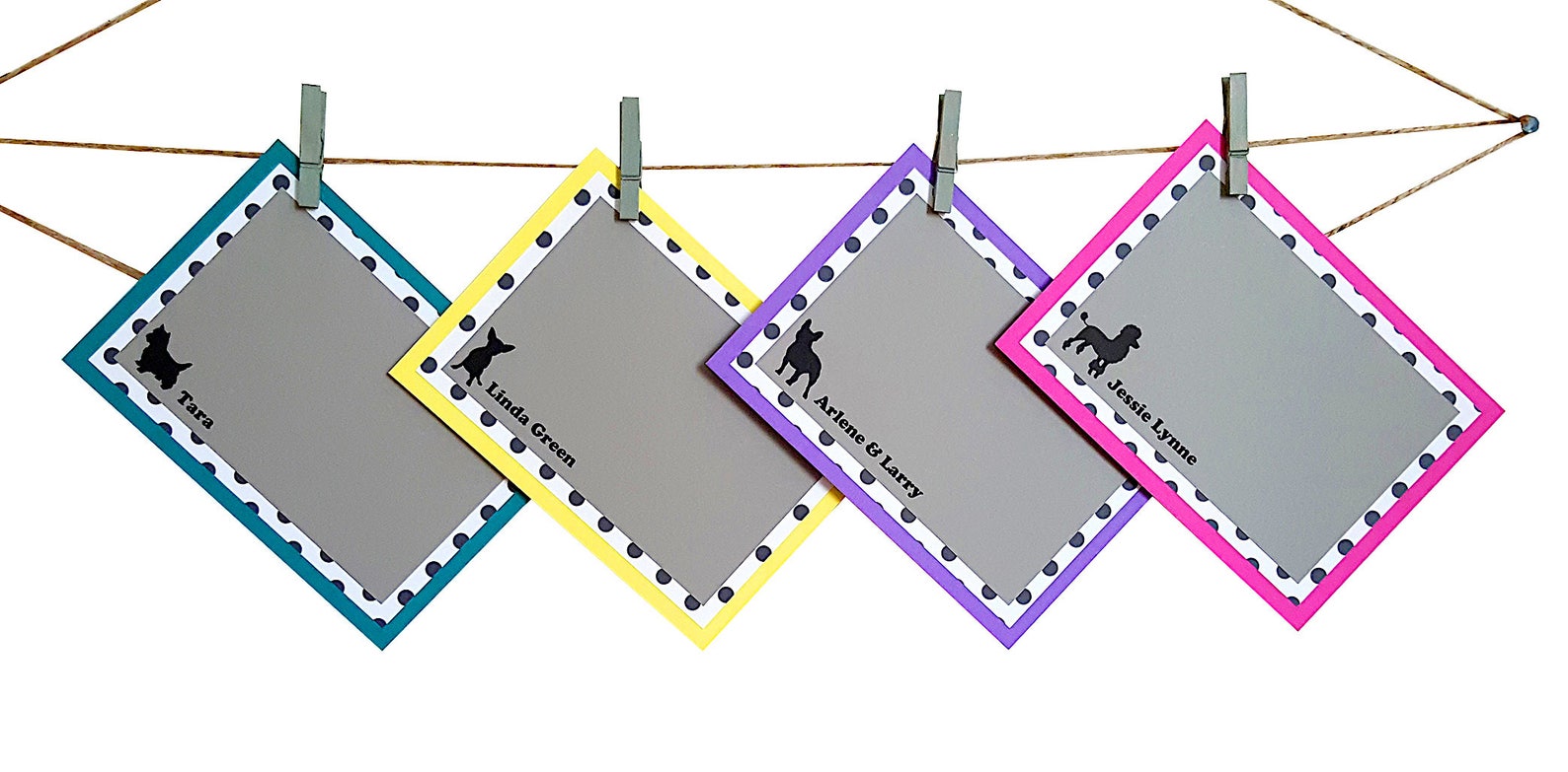 Dog Stationery With Lined Envelopes Custom Dog Stationery Etsy