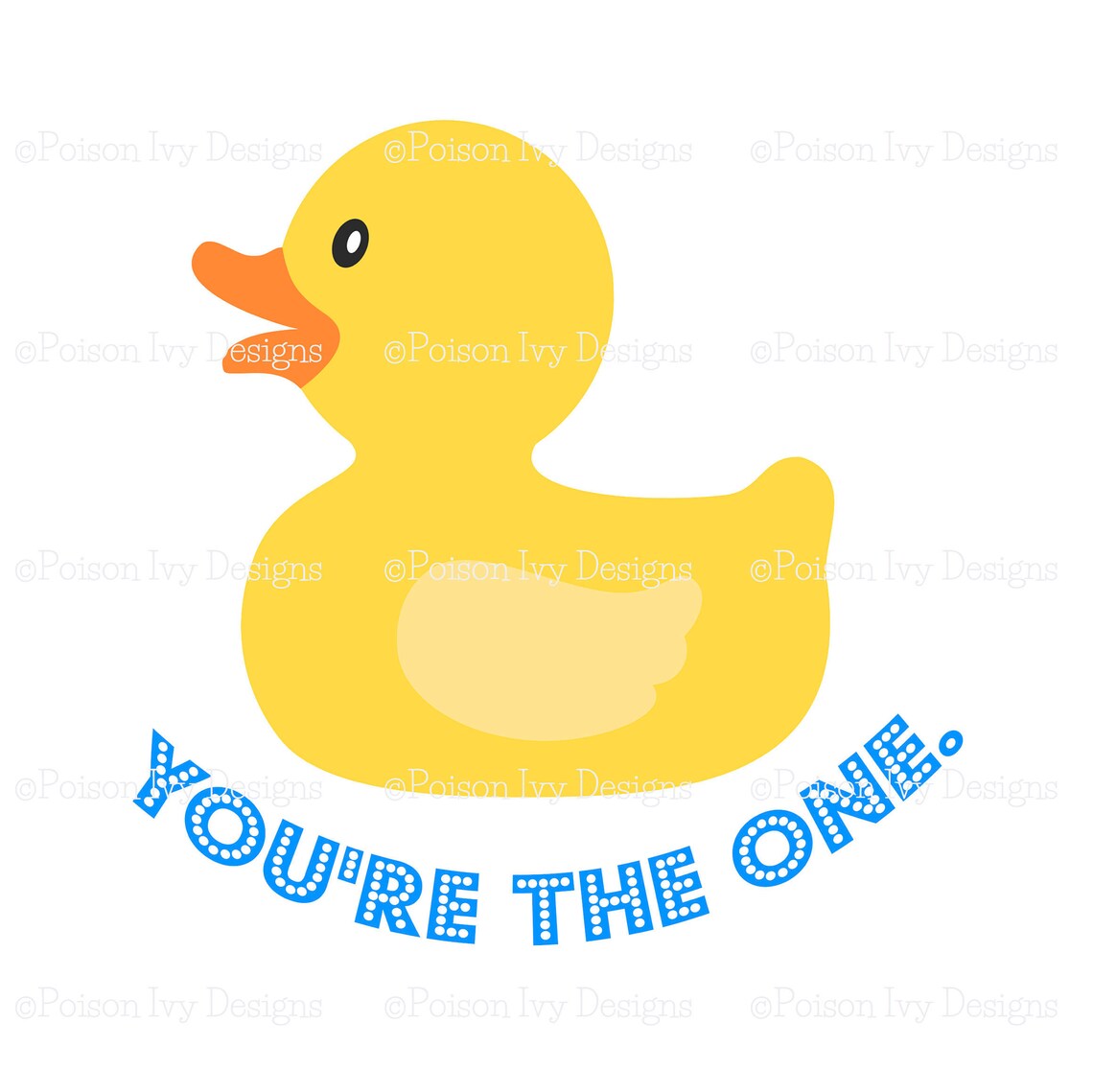 Rubber Duckie You're the One Digital Download Kid's Etsy