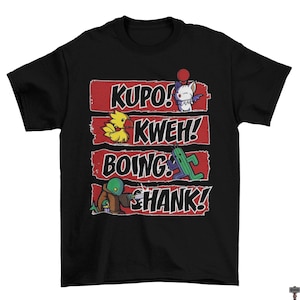 Final Fantasy Moogle Tonberry Chocobo T-Shirt Unisex Adult Funny FF7 Sizes RPG 2026