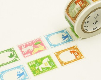 Stamp - mt ex - 25mm Wide - Japanese Washi Masking Tape - 11 yards - No Discount