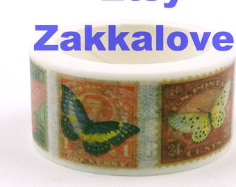 Rare Butterfly 02 - Nastro adesivo giapponese Washi - Larghezza 20 mm - 5,5 iarde