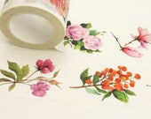 Botanik - Japanese Washi Masking Tape - 30mm wide - 7.6 yard