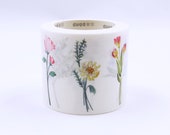 Flower Arrangement - Japanese Washi Paper Tape - 40mm wide - 5.5 yard