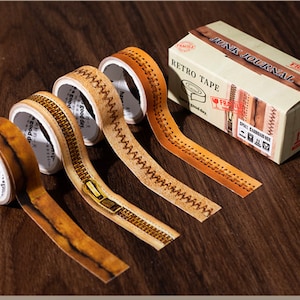 Zip - Zestaw japońskiej taśmy maskującej Washi - szerokość 15 mm - 2,2 jarda - 4 rolki