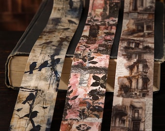 Saudade - Japanese Washi Paper Masking Tape Set - 45mm wide - 2.2 yard - 6 rolls - no discount