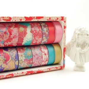 Kamakura - Japanse Washi-afplaktapeset - 12 rollen - 3,3 Yard