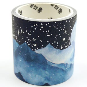 Nachtmontage - Japanse washi-papieren afplaktape - 40 mm breed - 2,2 Yard
