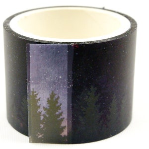Night in the Woods - Japanse PET-afplaktape - 30 mm breed - 3,3 Yard