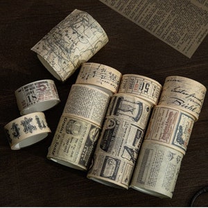Collage Motiv - Japanisches Washi Masking Tape - 3,3 m - 1 Rolle
