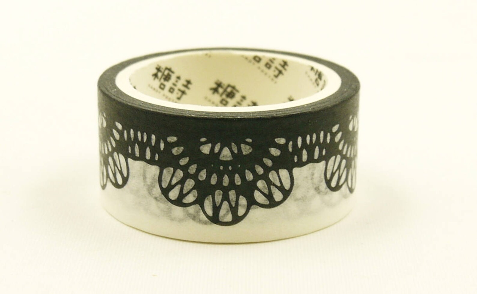 Japanese Washi Masking Tape - Black Dots Pattern 15mm X 10 Meters