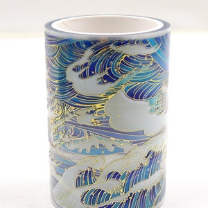 Blue Wave 01 - japońska taśma maskująca PET - szerokość 60 mm - 2,2 jarda