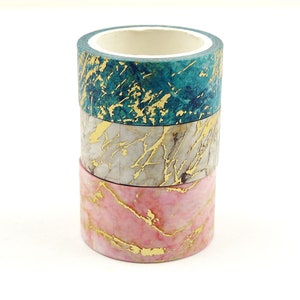 Texture - Japanese Washi Masking Tape Set - 3 rolls - 5.5 yard