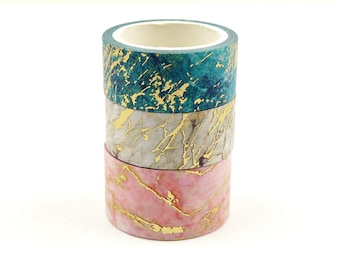 Texture - Japanese Washi Masking Tape Set - 3 rolls - 5.5 yard