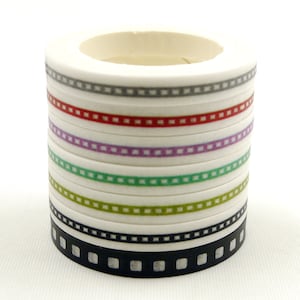 Apart - Slim Japanese Washi Masking Tape Set - 5mm wide - 5.5 yard - 7 rolls