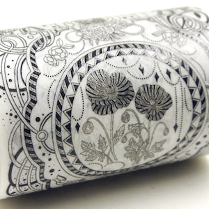 Black Fantasy - Japanese Washi Masking Tape - 60mm wide - 2.2 yard