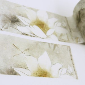 Nelumbo - Japanse washi-afplaktape - 30 mm breed - 7,6 yard