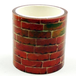Brick Wall - Japanese Washi Masking Tape - 40mm wide - 2.2 yard