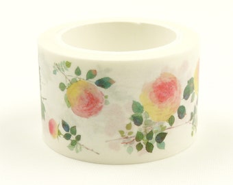 floral scent - Japanese Washi Masking Tape - 28mm Wide - 2.2 yard