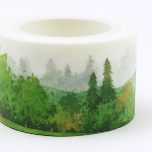 Schwarzwald - Japanse washi-afplaktape - 30 mm breed - 5,5 meter - geen korting