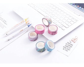 Oil and Water Rainbow - Japanese Washi Masking Tape - 20mm wide - 7.6 Yard (each roll)