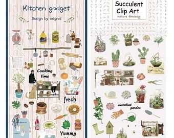Living Alone - Paper Deco Sticker - 1 Sheet