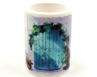 Blue Door - Japanese Washi Masking Tape - 40mm wide - 2.2 Yard