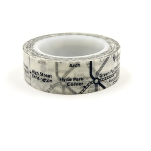 London Underground - Japanese Washi Masking Tape - 15mm Wide - 11 Yard