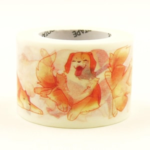 golden retrievers - Fita adesiva japonesa Washi - 28 mm de largura - 5,5 jardas - Sem desconto