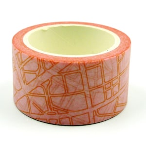 City Map - Japanese Washi Paper Masking Tape - 24mm wide - 11 Yard
