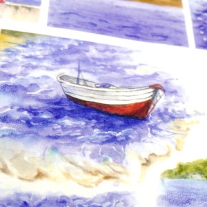 Sea Diary - Japanese Washi Masking Tape - 90mm wide - 2.2 yard
