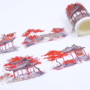 Seoul Autumn - Japanese Washi Masking Tape - 70mm Wide - 2.2 yard